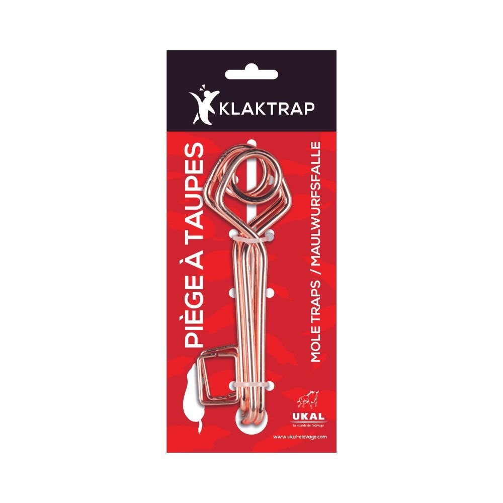2 pièges à taupe Putange KLAKTRAP