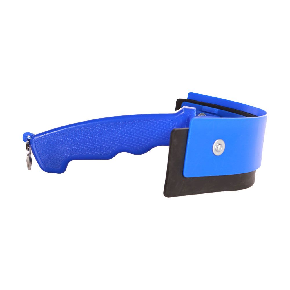 Couteau de chaleur cintré bleu