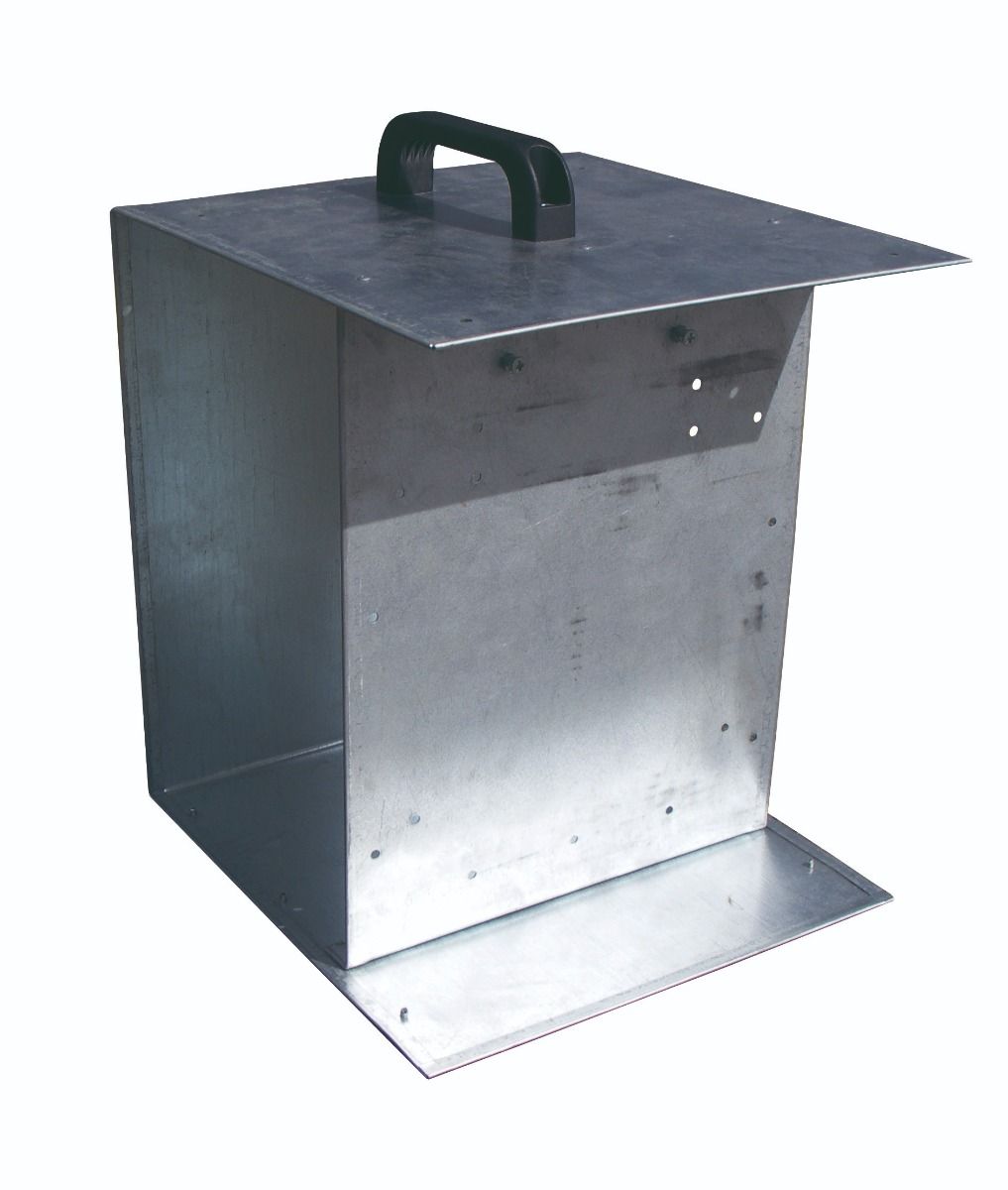 Boite de transport pour électrificateur et batterie en métal 