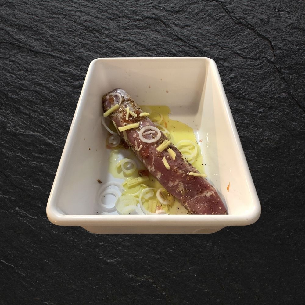 Bac alimentaire professionnel rectangulaire en plastique 5L 