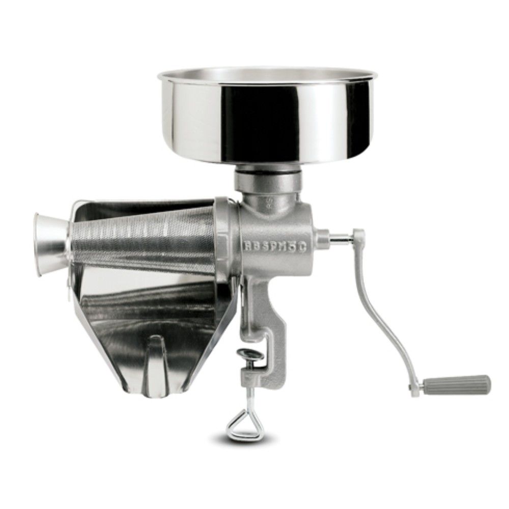 Epépineuse presse tomate et fruit manuel n°5 en inox REBER