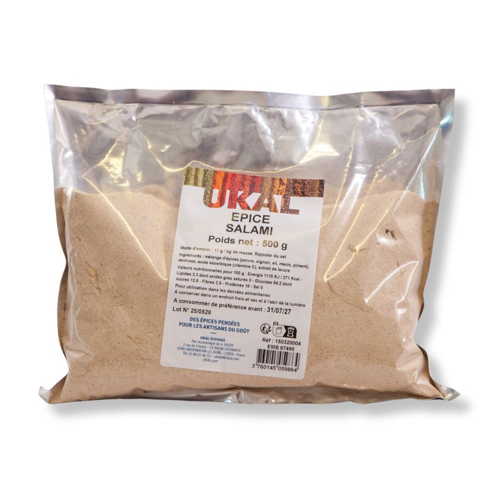 Mélange épices pour salami 500 g UKAL