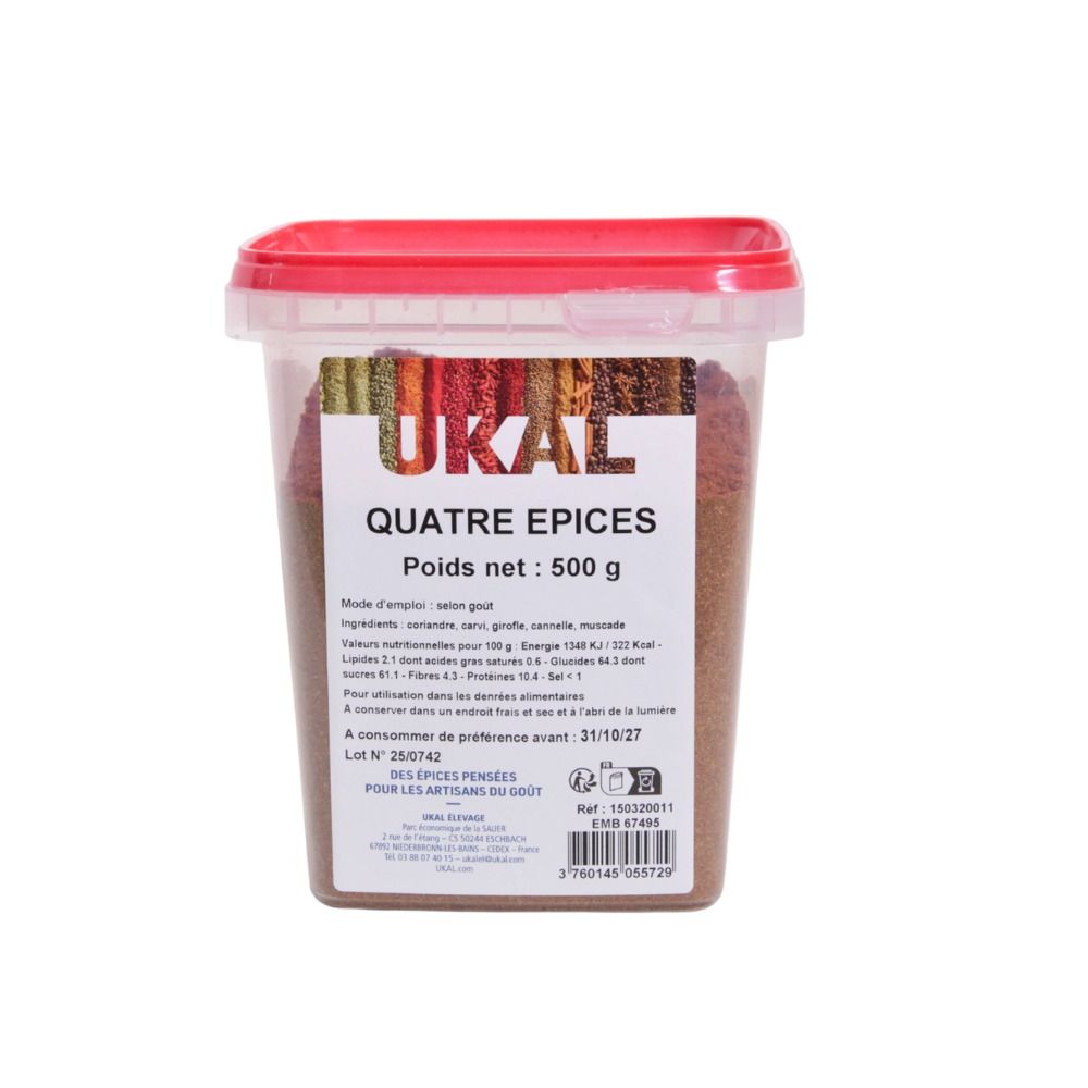 Quatre épices 500 g UKAL