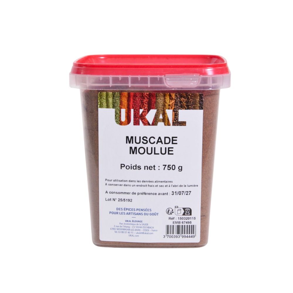 Noix de muscade moulue 750 g UKAL