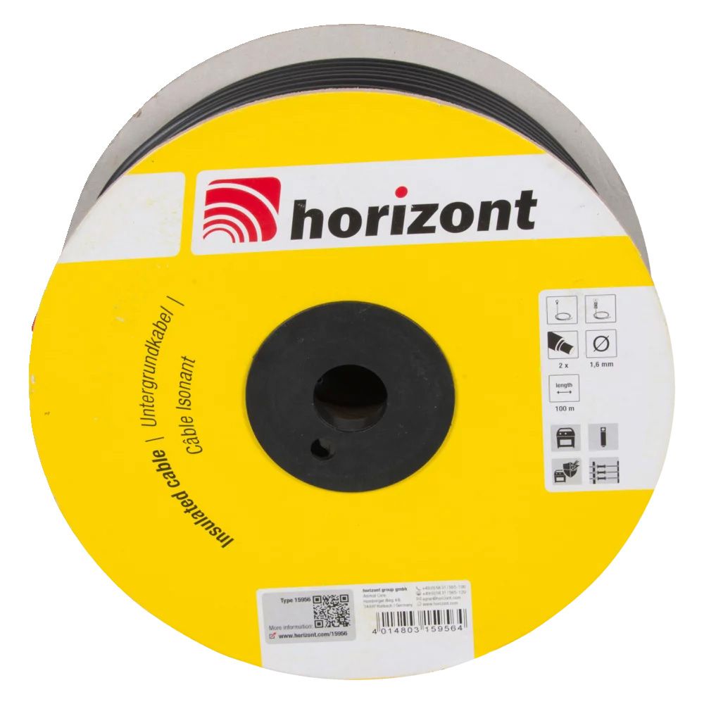 Câble d'alimentation haute tension 100 m, Ø 1.6 mm HORIZONT