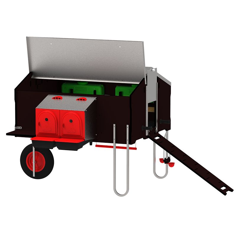 Poulailler mobile pour 10 poules