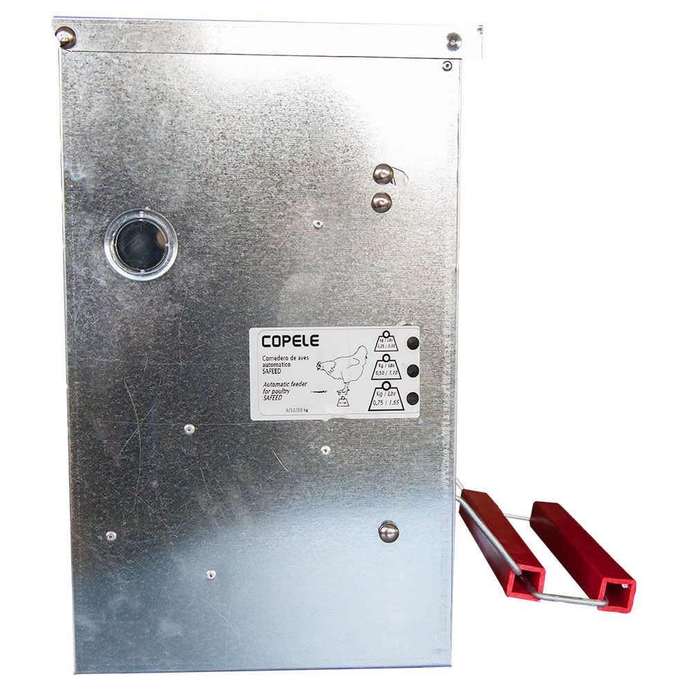 Mangeoire anti-nuisibles 12 kg pour 6 poules