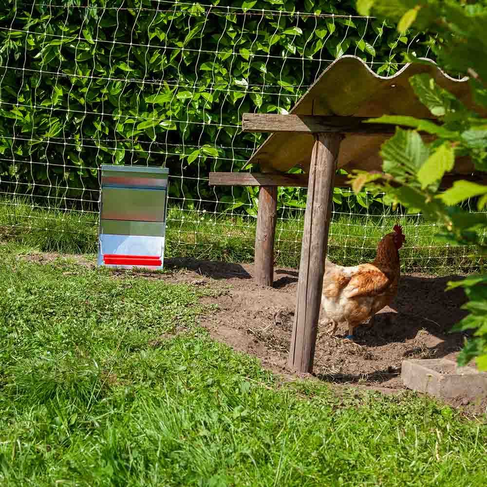 Mangeoire anti-nuisibles 20 kg pour 10 poules