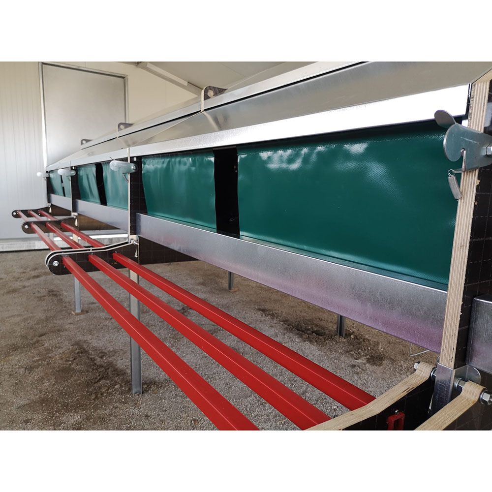 Pondoir collectif pour 120 poules