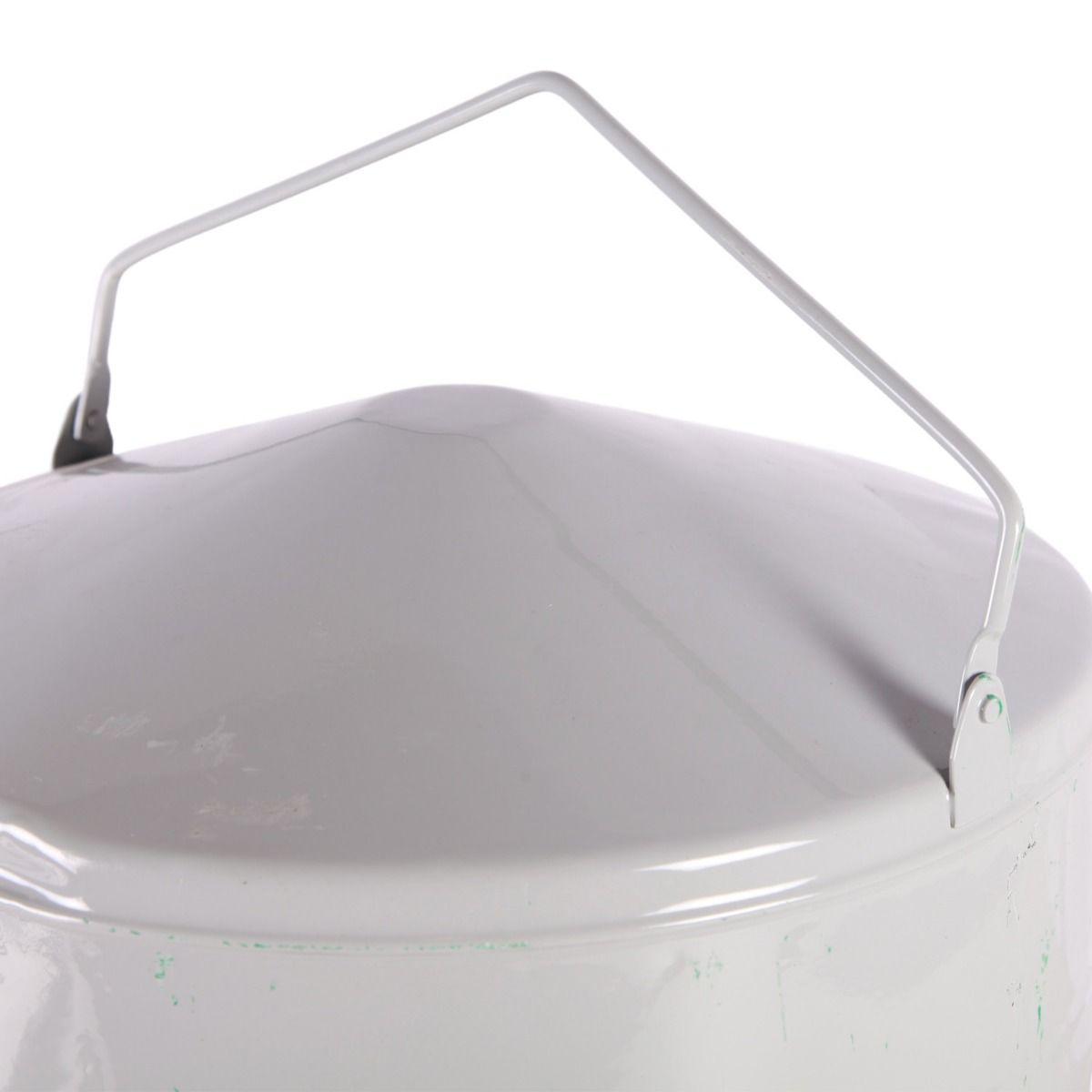 Abreuvoir en métal gris, 5 L