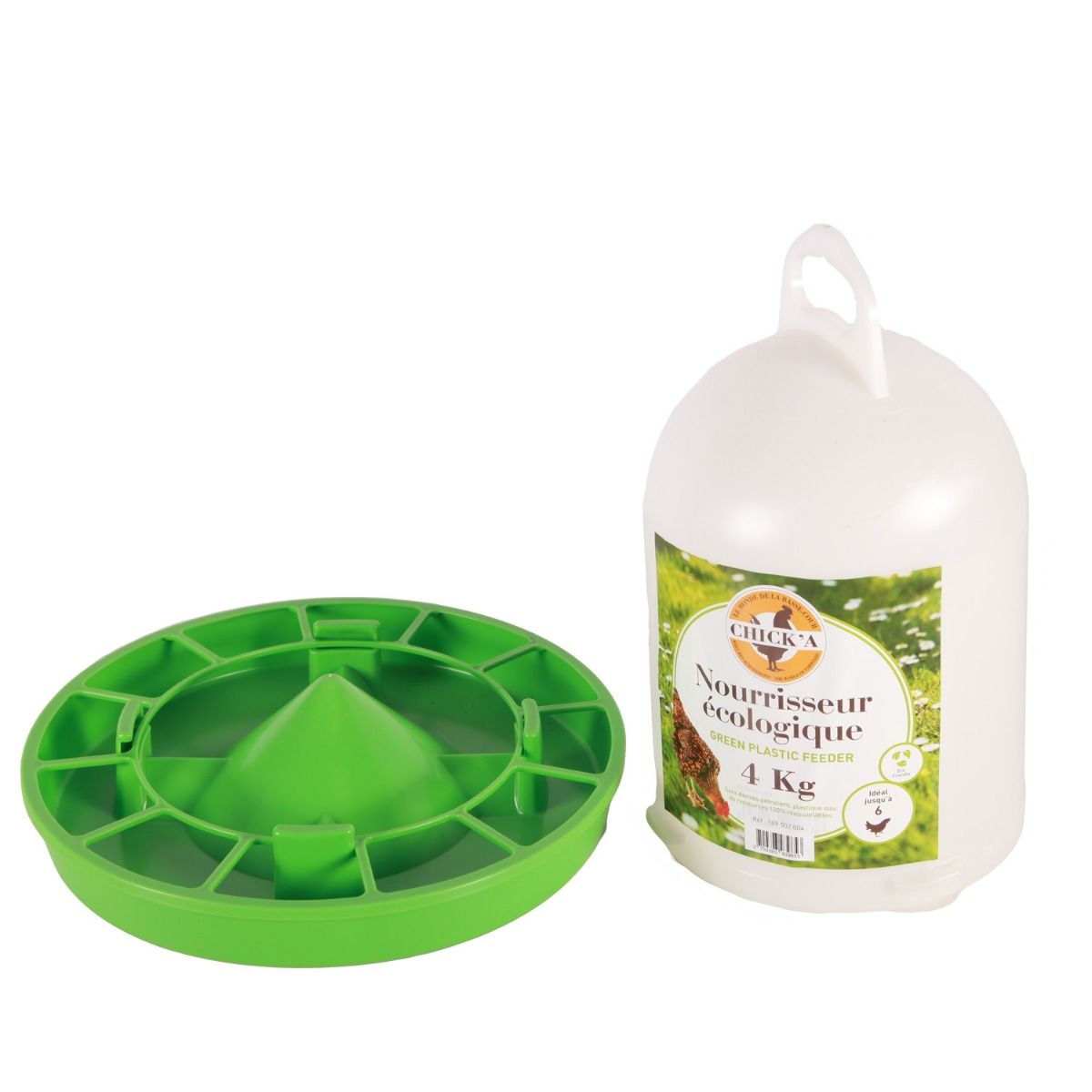 Nourrisseur à trémie ligne verte 4 kg CHICK'A