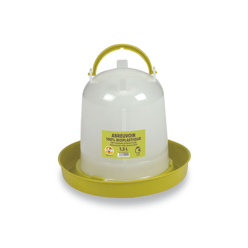 Abreuvoir bioplasique 1,5L pour volailles CHICK'A