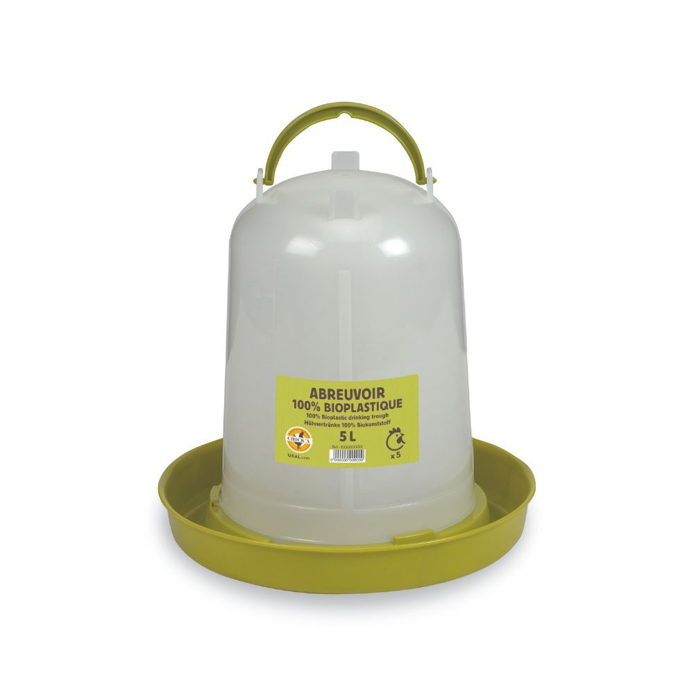 Abreuvoir bioplasique 5 L pour volailles CHICK'A