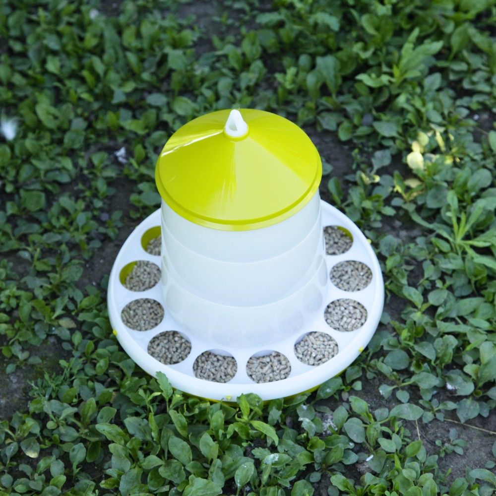 Mangeoire 4 kg en plastique végétal CHICK'A