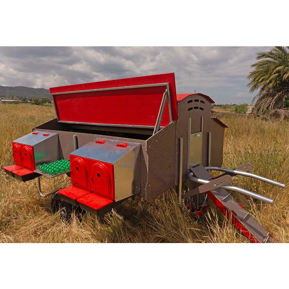 Poulailler mobile en plastique recyclé pour 30 poules COPELE