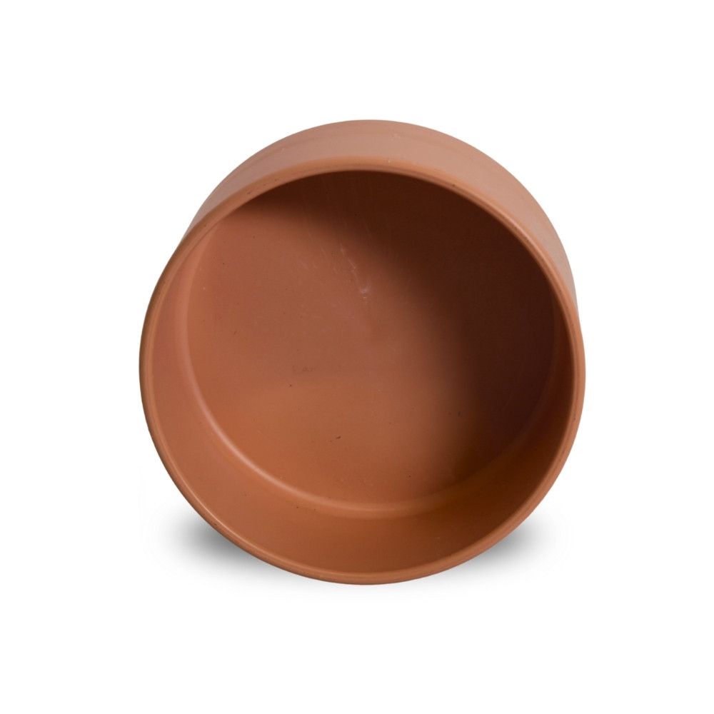 Mangeoire plastique ronde beige CHICK'A 