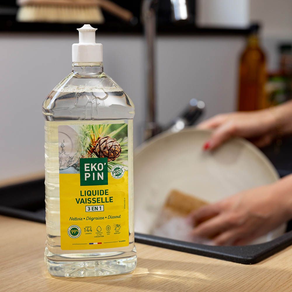 Liquide vaisselle 3 en 1 EKO'PIN 1L
