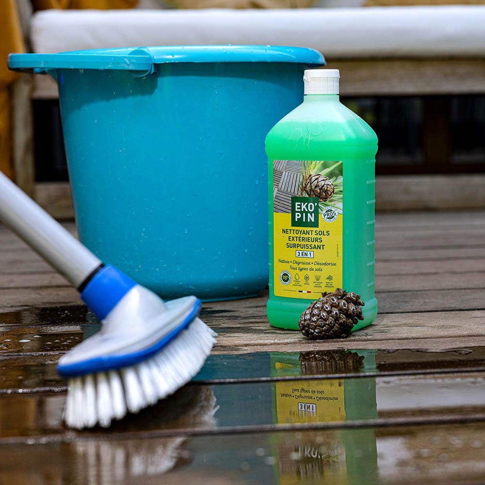 Nettoyant sols extérieur surpuissant 3 en 1 EKO'PIN 1L