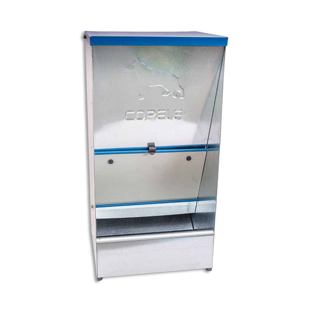 Mangeoire à trémie en tôle galvanisé 27 L COPELE