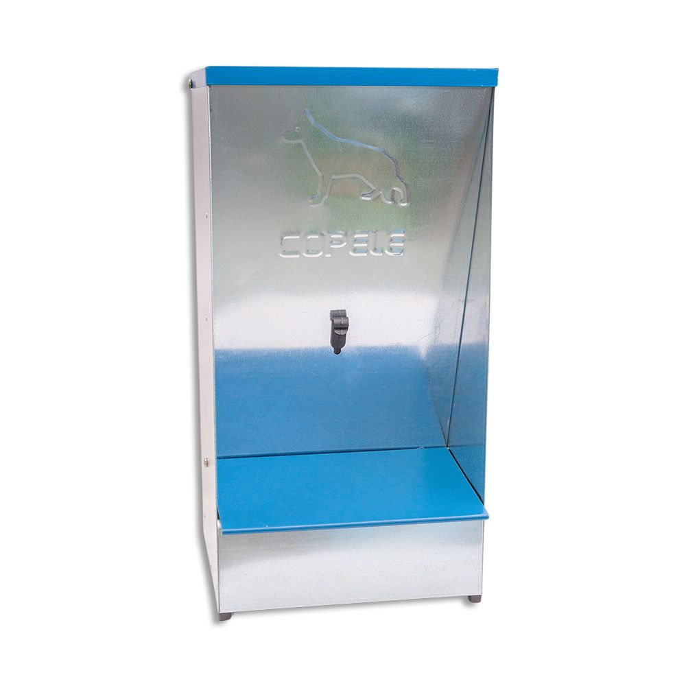 Mangeoire à trémie en tôle galvanisé 27 L COPELE