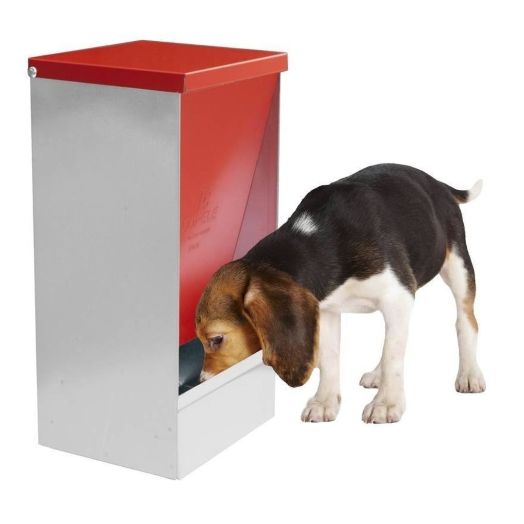 Mangeoire à trémie avec porte basculante 27 L COPELE