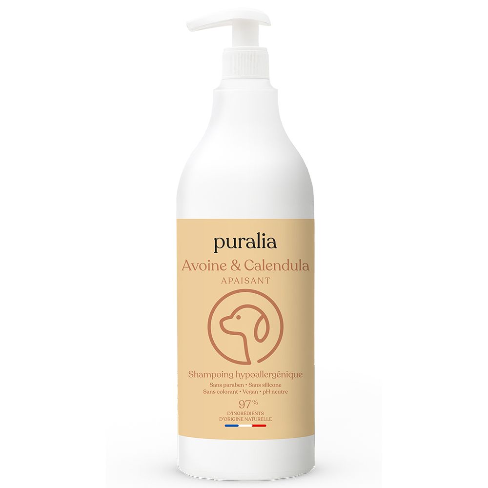 Shampoing hypoallergénique 1L PURALIA