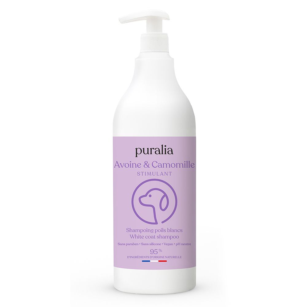  Shampoing poils blancs 1L PURALIA