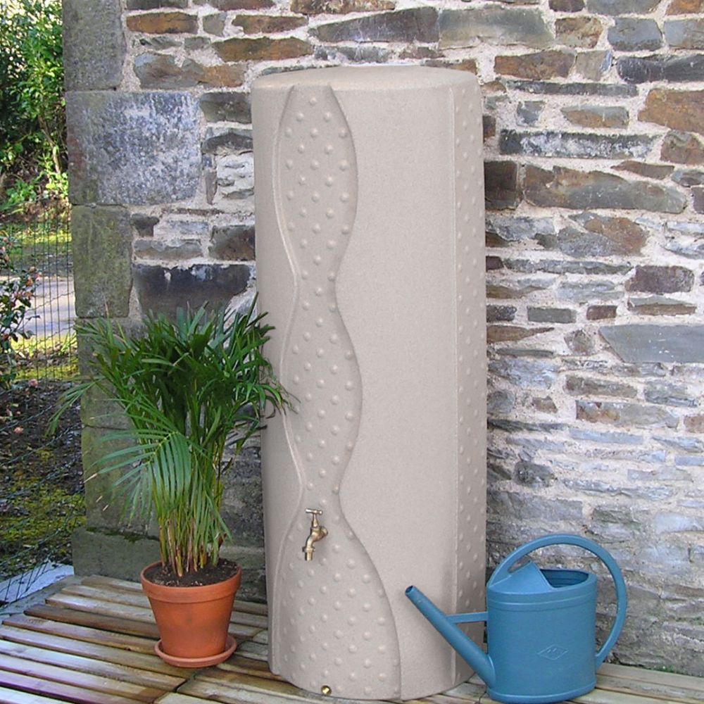 Récupérateur d'eau de pluie pour jardin Niagara 750 L ivoire EMP ROTOMOULAGE