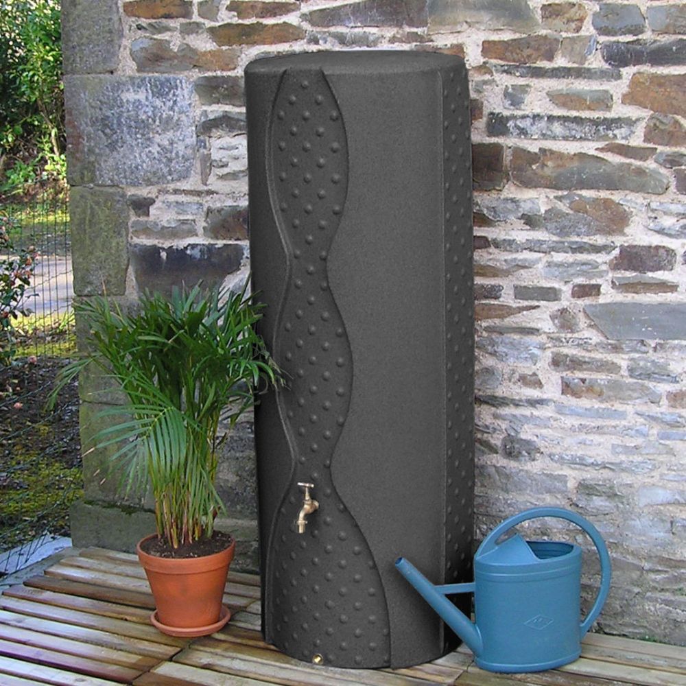 Récupérateur d'eau de pluie pour jardin Niagara 1000 L gris EMP ROTOMOULAGE