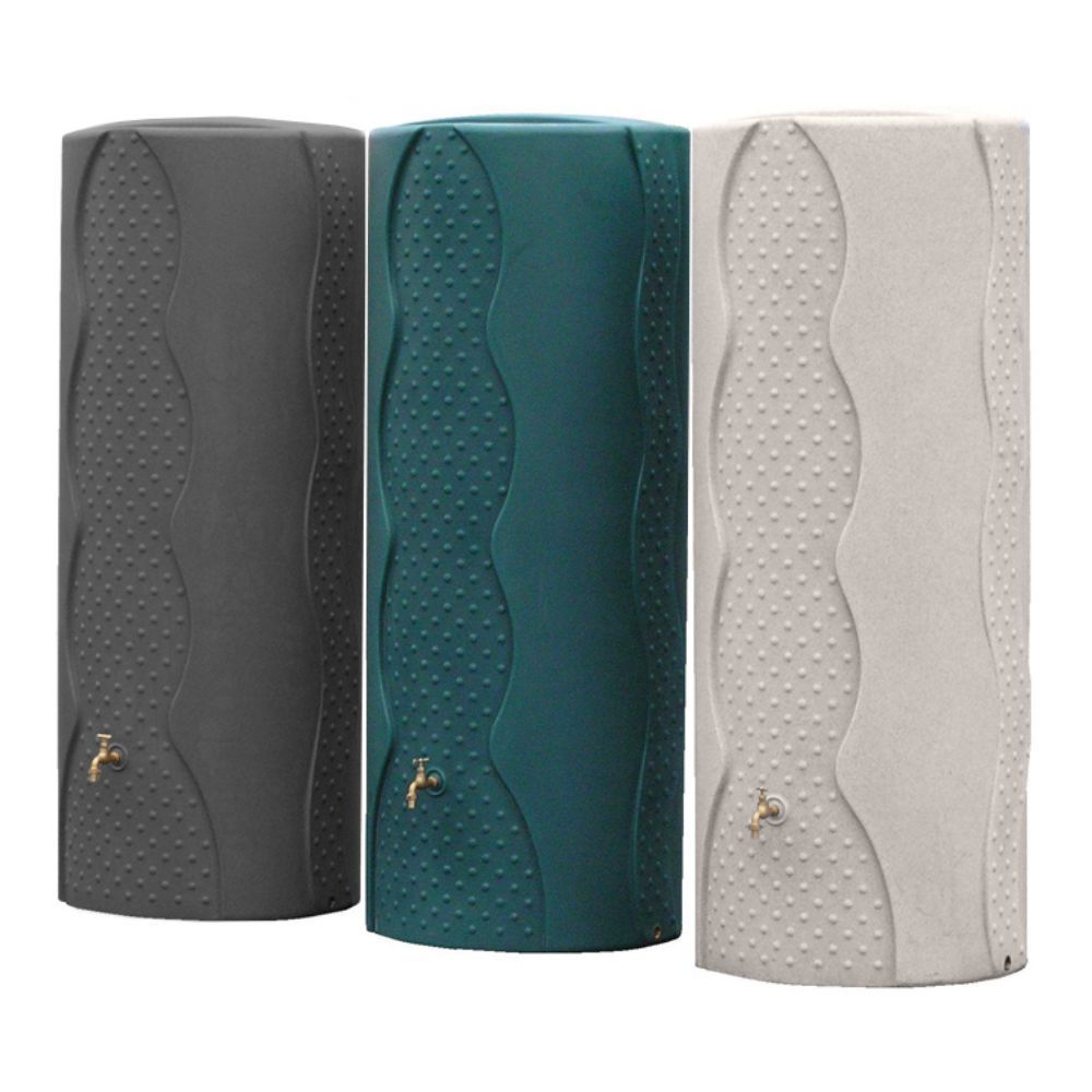 Récupérateur d'eau de pluie pour jardin Niagara 300 L gris EMP ROTOMOULAGE