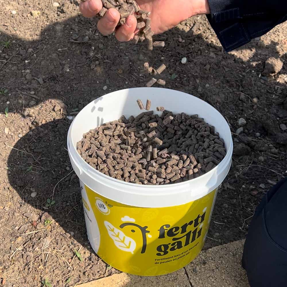 Fertilisant 100 % naturel fientes de poules 4 kg FERTIGALLI