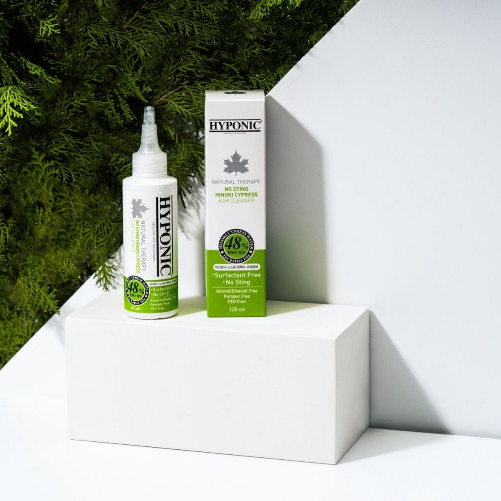 Nettoyant oreille naturel et hypoallergénique pour chien 120 ml HYPONIC