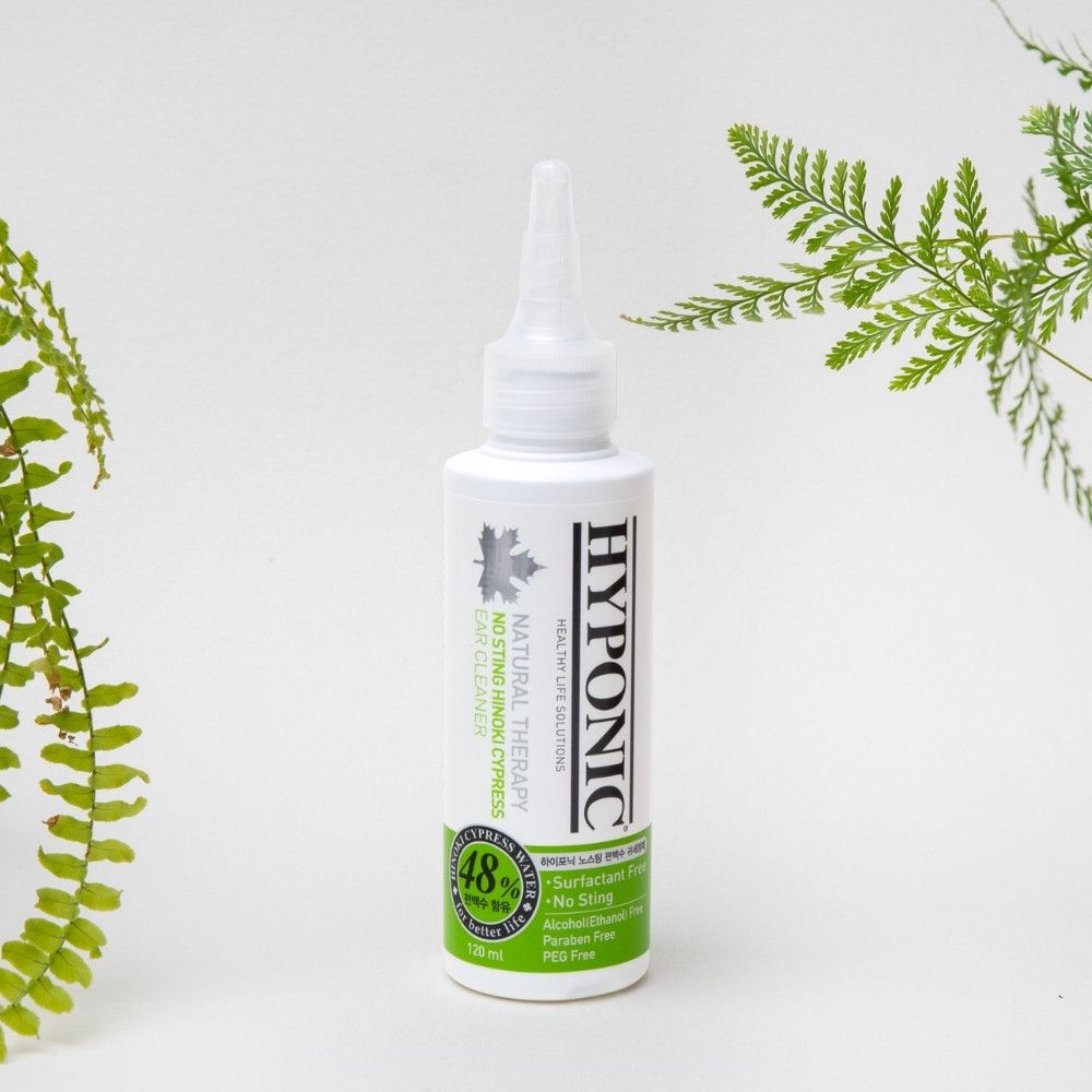 Nettoyant oreille naturel et hypoallergénique pour chien 120 ml HYPONIC