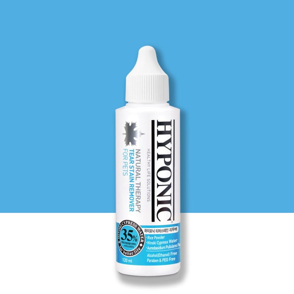 Nettoyant naturel anti-larmes pour chiens et chats 120 ml HYPONIC
