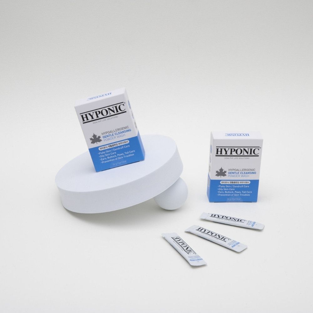 Shampoing exfoliant en poudre pour chiens et chats 12 x 2 g HYPONIC