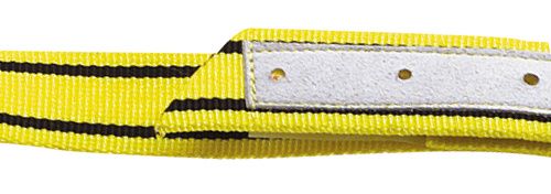 Licol de présentation en nylon noir/jaune