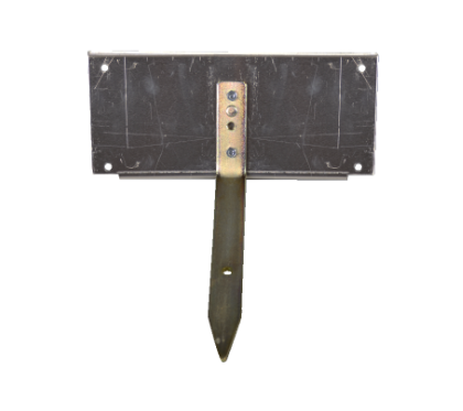 Support droit pour panneau solaire 