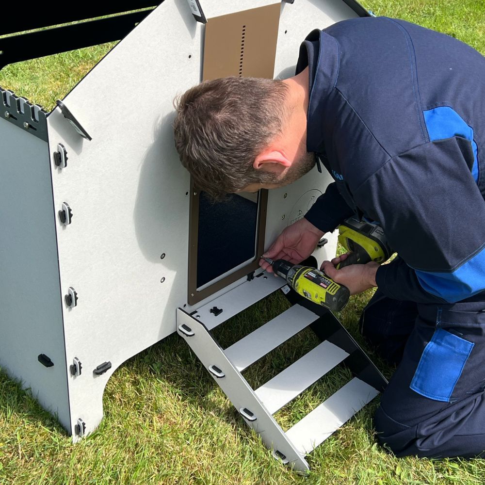 Poulailler 4 poules Harmony en plastique recyclé