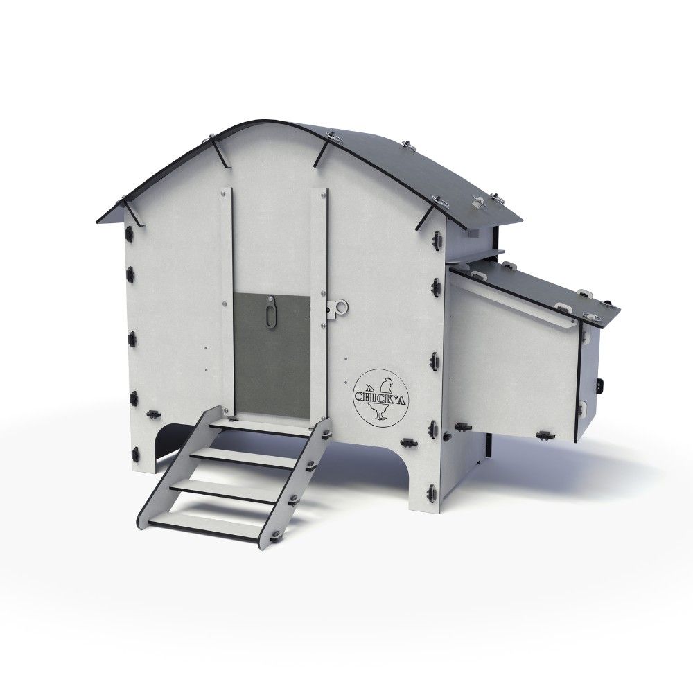 Poulailler 4 poules Harmony en plastique recyclé