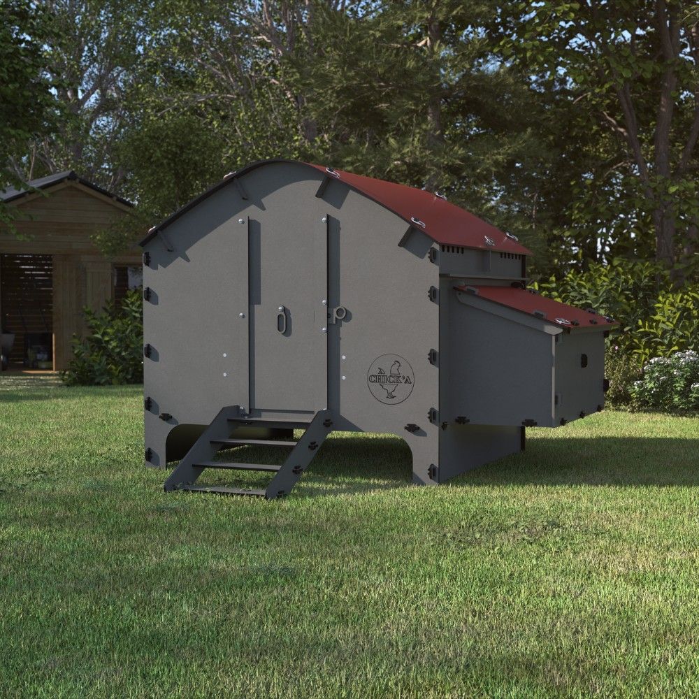 Poulailler 8 poules Harmony en plastique recyclé