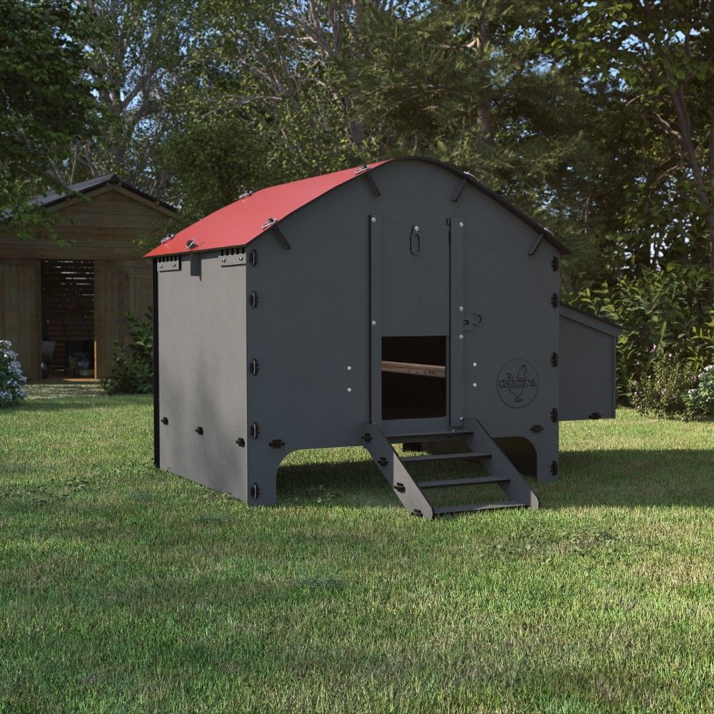 Poulailler 8 poules Harmony en plastique recyclé