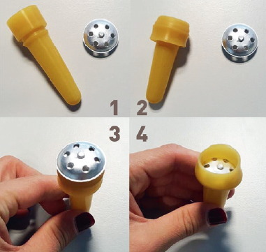 Clapet alu pour tétine agneau par 6