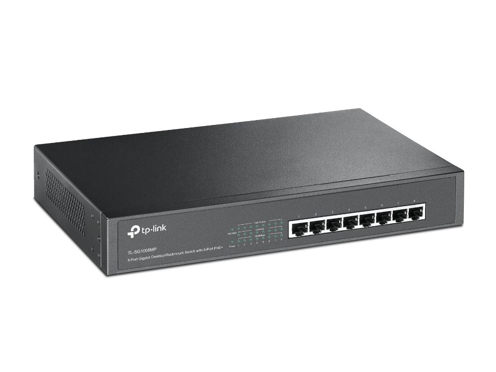 Switch 8 ports Gigabit PoE+ 