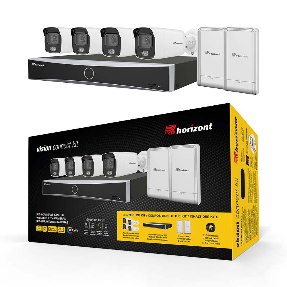Kit wifi VISION CONNECT 4 caméras HORIZONT
