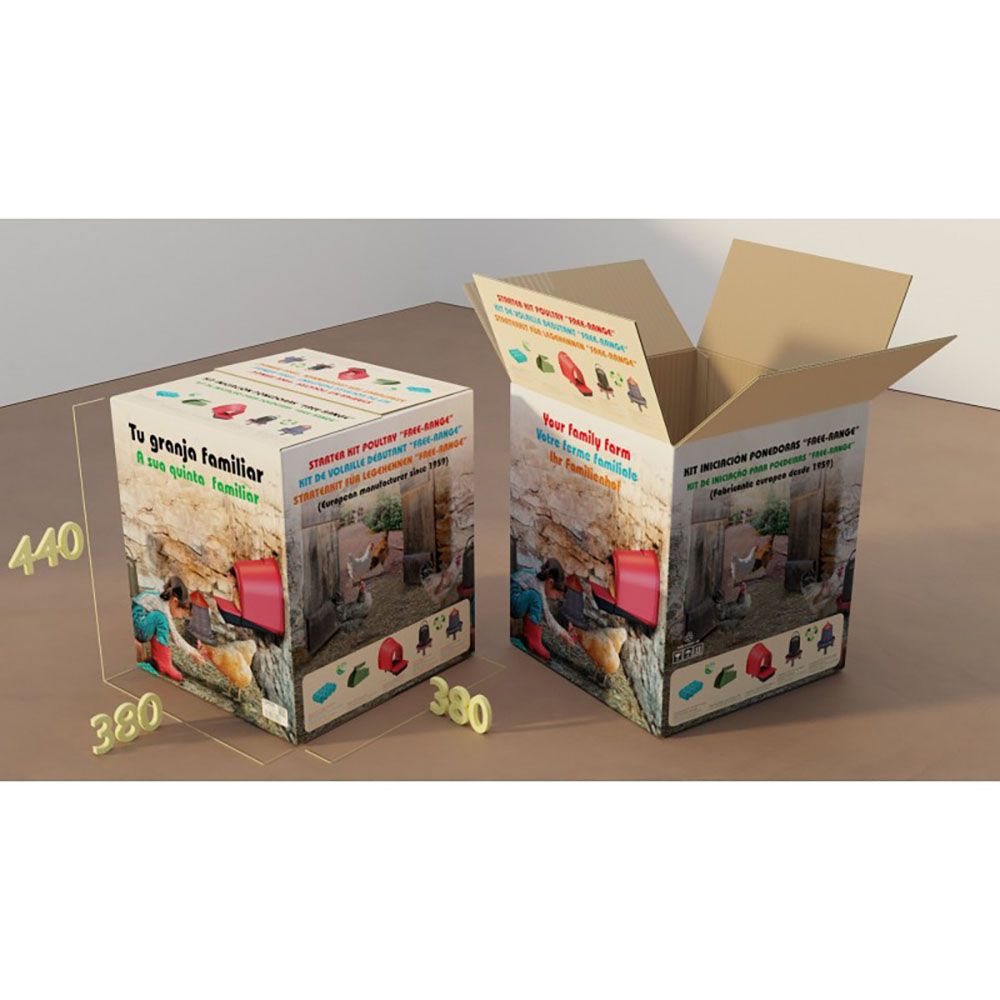 Kit abreuvoir + mangeoire + pondoir + accessoires