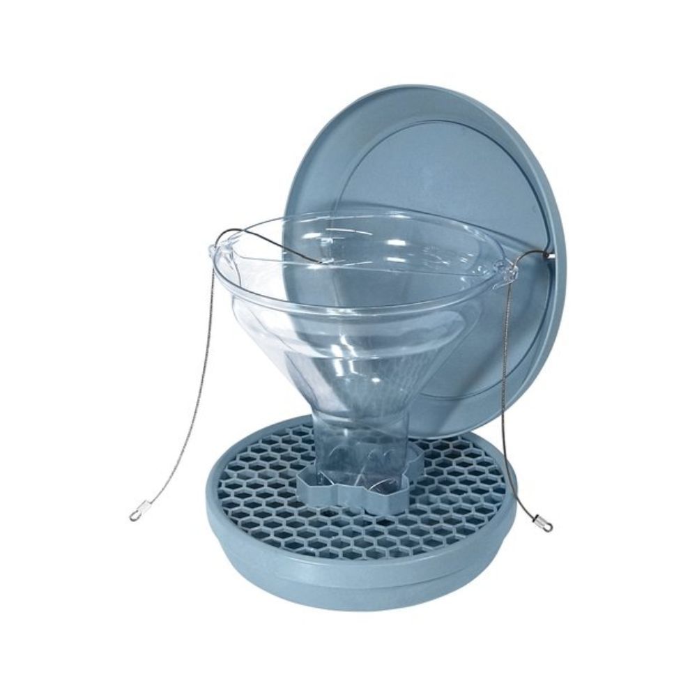 Mangeoire anti-nuisibles SMART BIRDS pour oiseaux bleue SWISSINNO