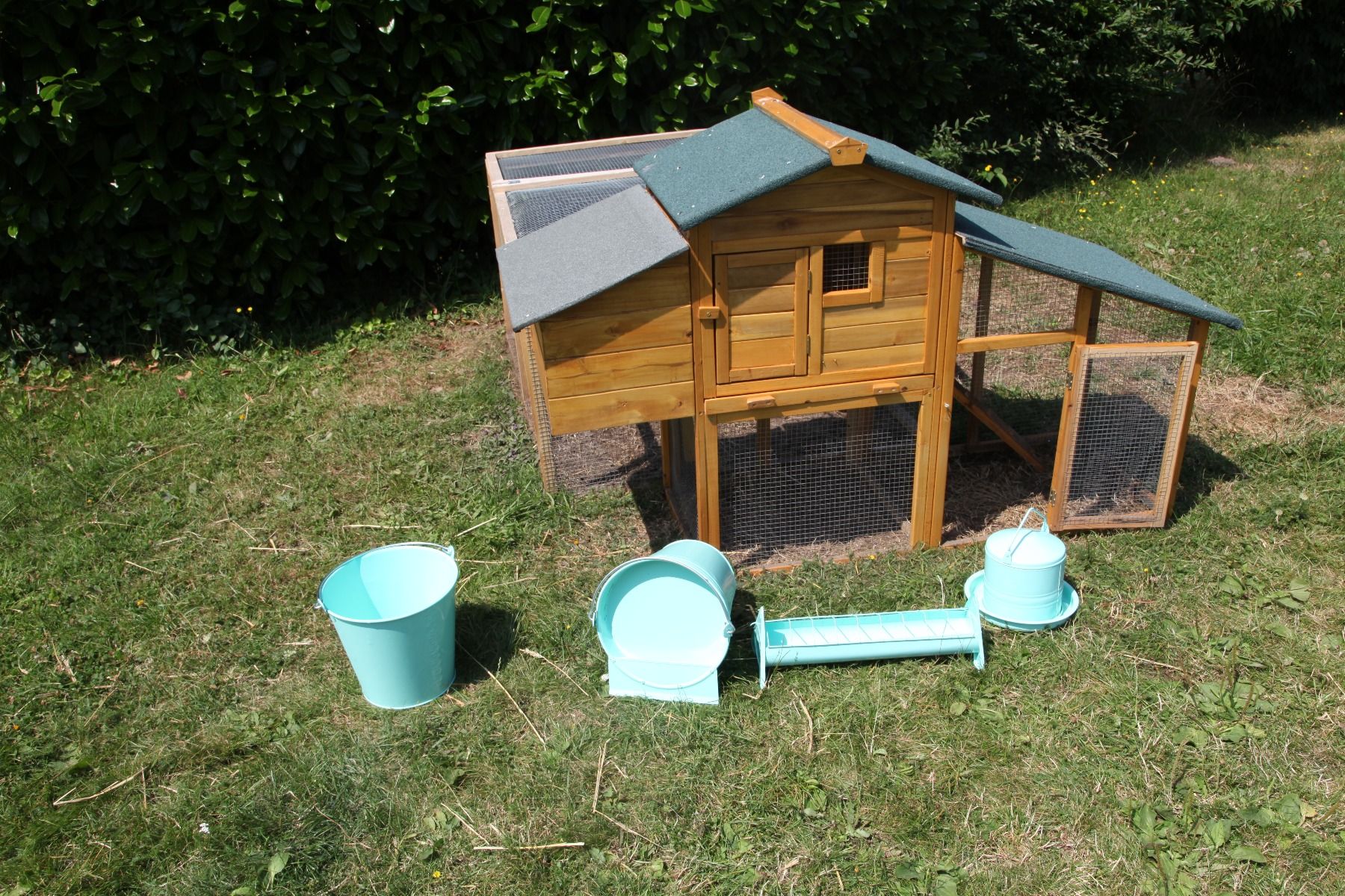 Seau 12 L vert d'eau 