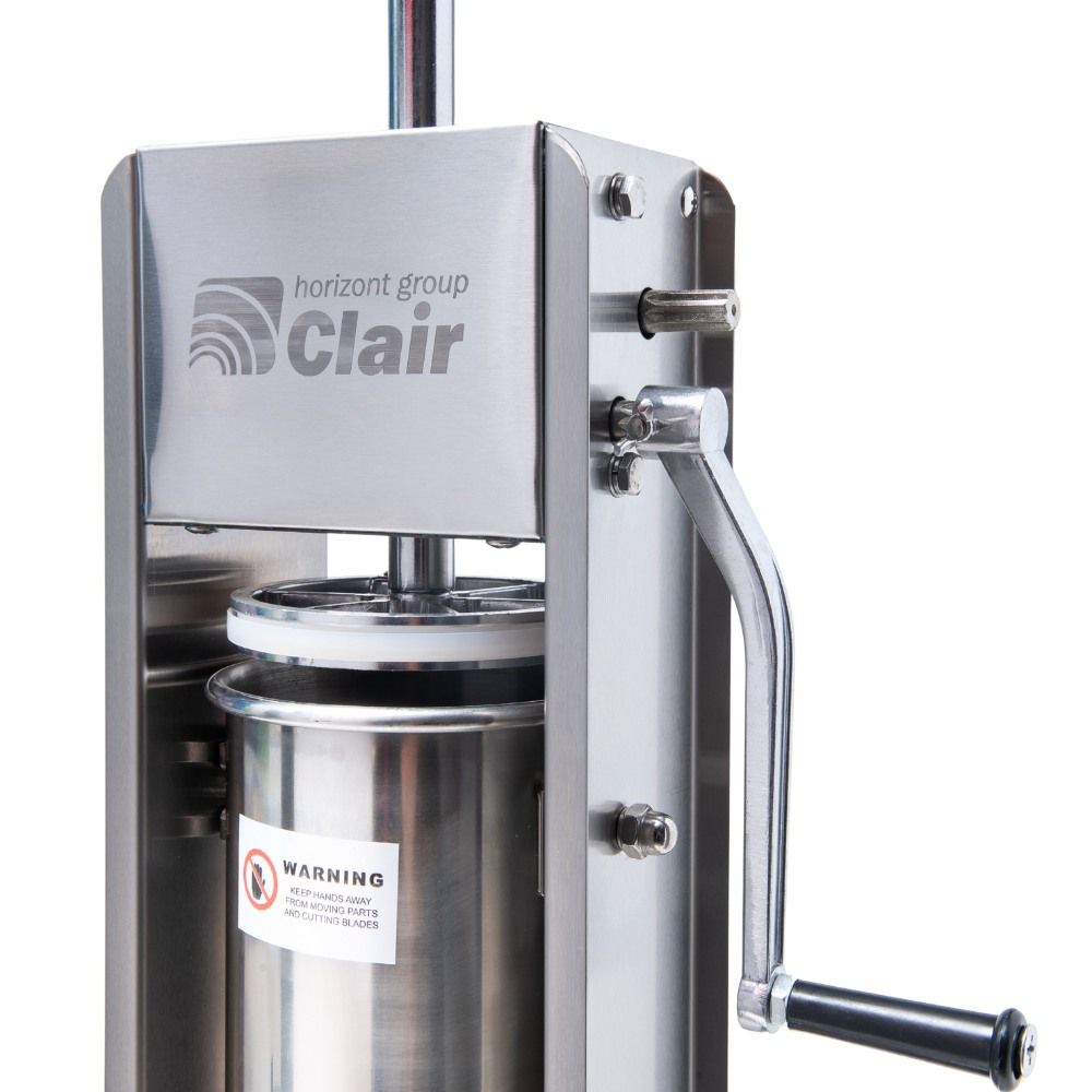 Poussoir à saucisse vertical en inox 5,5 kg