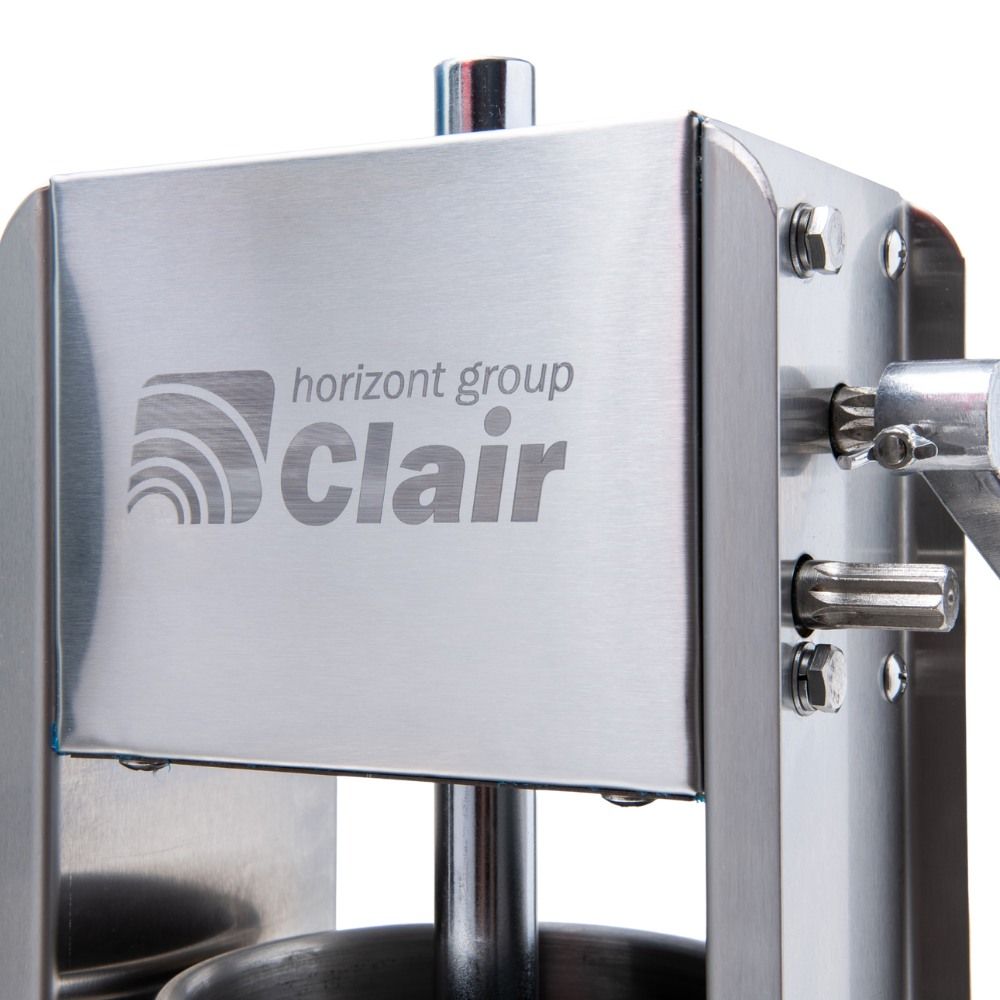 Poussoir à saucisse vertical en inox 5,5 kg