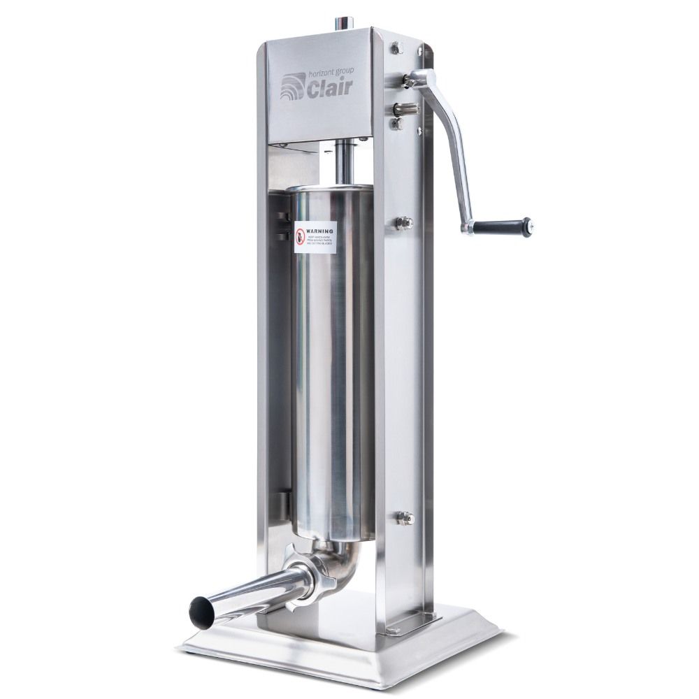 Poussoir à saucisse vertical en inox 5,5 kg